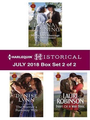 cover image of Harlequin Historical July 2018--Box Set 2 of 2
